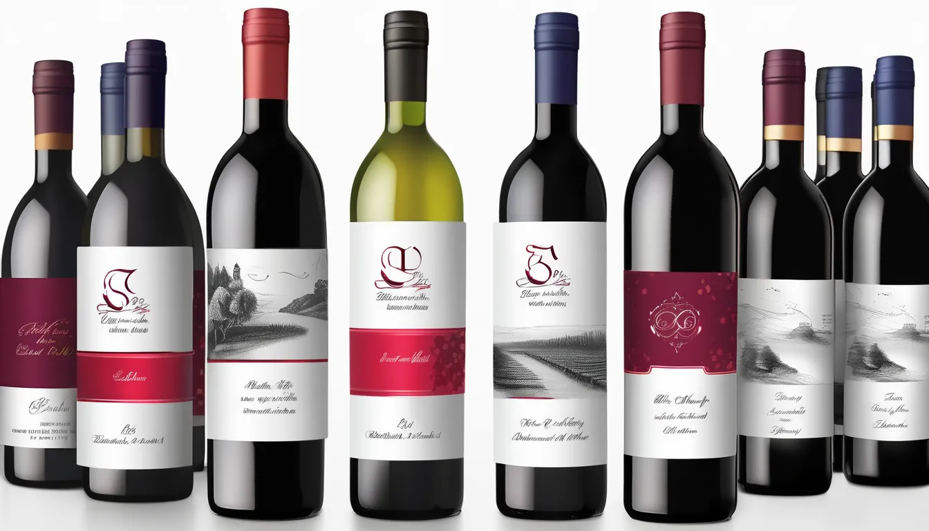 Custom Wine Bottle Labels  Perfect for Weddings and Events