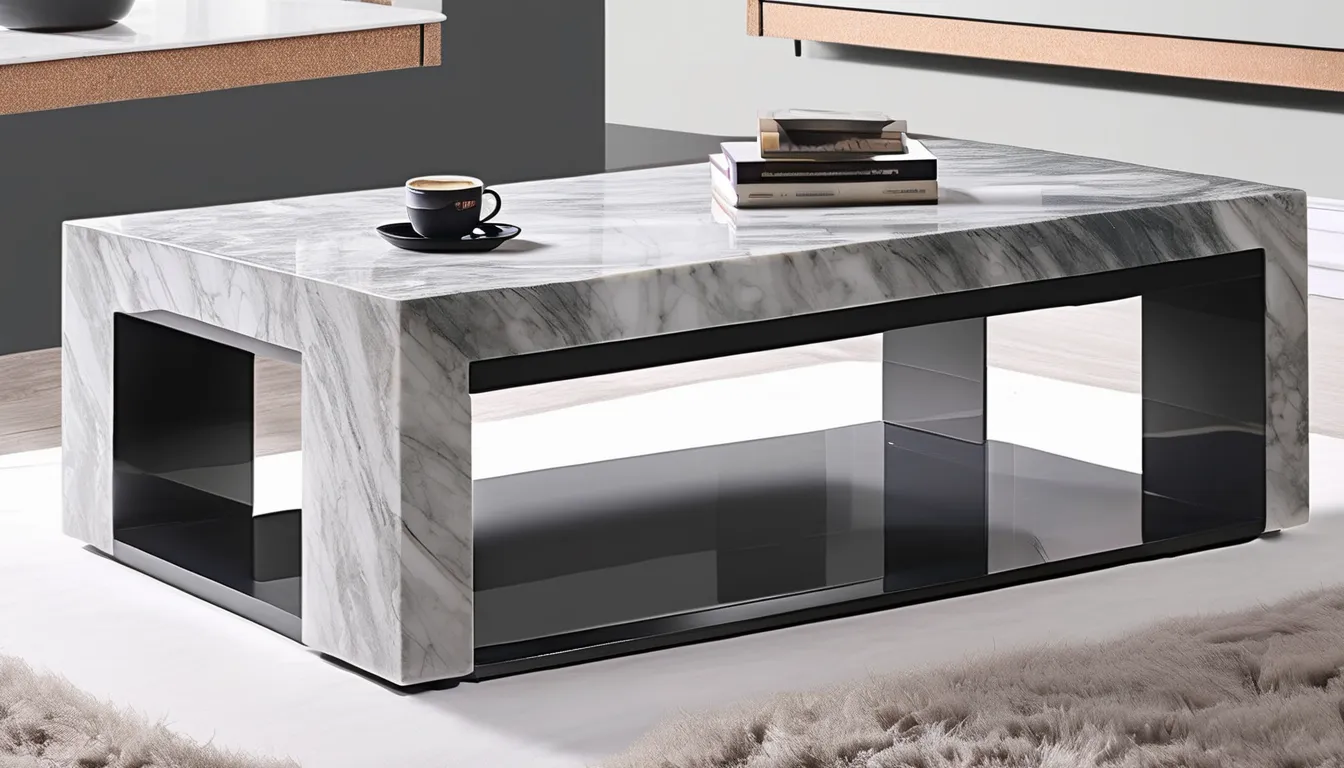 Chic and Cheap Marble Coffee Tables for Modern Living Rooms