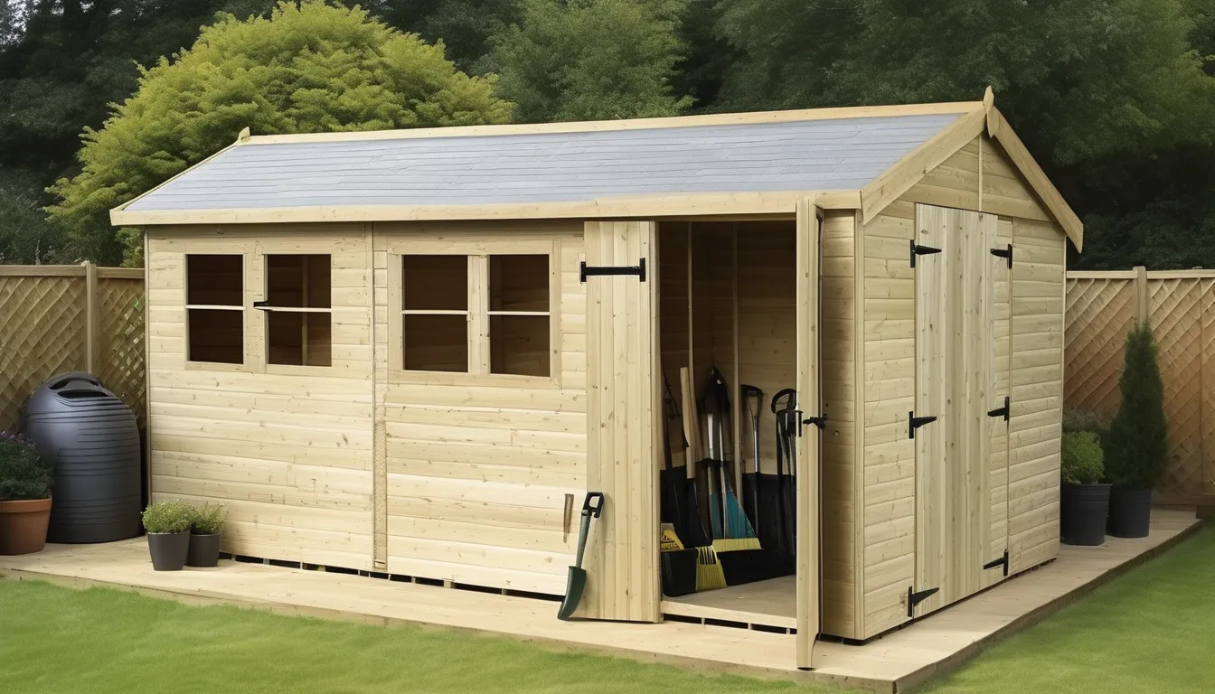 Tongue & Groove Wooden Sheds: Affordable, Strong, and Ready for Sale